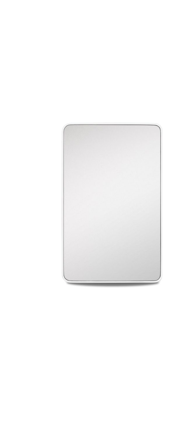 Lustro Corner Gold LED - białe podswietlane zaokrąglone rogi - produkt lustro w ramie